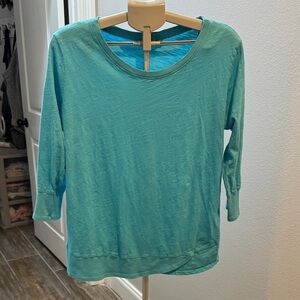 Fresh Produce Aqua 3/4 Sleeve Tee